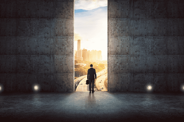 Quantum Leadership as a Modern Leadership Model: Visualization of the principles of superposition and collapse for innovation, strategic decisions and sustainable corporate development.